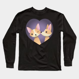 Corgi love Long Sleeve T-Shirt